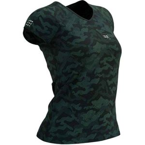 Compressport Training T-Shirt Dames - sportshirts - zilver - maat XS