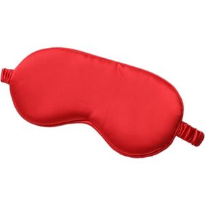 Elegante satijnen slaapmasker - Rood