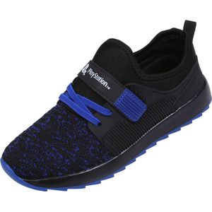 Zwart-blauwe PlayStation-sportschoenen