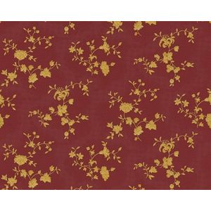 A.S. Création behang 95485-4 klassiek rood met goude bloemen