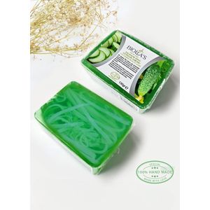 Biolea's Cucumber Beauty Soap - Rimpels Rondom Ogen Verwijderen - Reinigt en Vernieuwd Dode Huidcellen - Dierproefvrij & Vegan