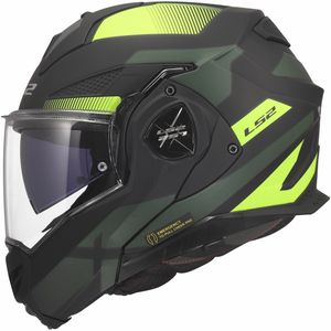 LS2 FF901 Advant X systeemhelm Nova mat zwart geel XXXL