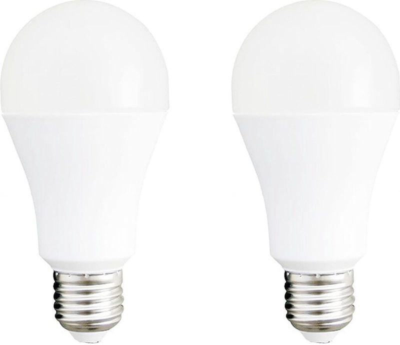 VITO LED Lamp A60 E27 - 15W (vervangt 120W) - 1500lm - 6400K - Ø60mm - 220-240V - Energiezuinig - 2 stuks