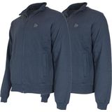2-Pack Donnay - Sweater zonder capuchon (Bryan) - Sportvest - Heren - Navy (010) - maat S