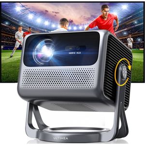 ULTIMEA Nova C40 Smart Beamer met Android TV 11.0, 5G WiFi Bluetooth Beamer Zwart