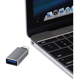 USB-C naar USB-A Adapter [2-Pack], Thunderbolt 3 naar USB 3.0 Adapter | Compatible MacBook Pro 2019/2018/2017, MacBook Air 2018, Pixel 3, Dell XPS en meer Type-C Devices C1 - USB-C naar USB-A adapter OTG Converter USB 3.0 geschikt voor Apple MacBook