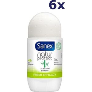 Sanex - Natur Protect Efficacy - Deodorant Roller - 6 x 50 ml