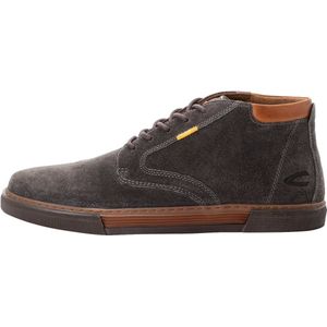 camel active BLAKE sneaker high van leer - Maat menswear-47 - Grijs