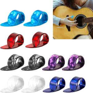 12 stuks gitaarplectrums, middelgroot, platte plectrums, geschikt voor akoestische gitaar, diverse vingerzettingen 3,2X1,7cm (multicolor)