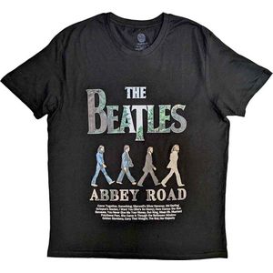 The Beatles - Abbey Road '23 Heren T-shirt - L - Zwart