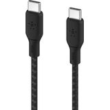 Belkin Boost Charge Braided - USB-C naar USB-C - 3m - Zwart