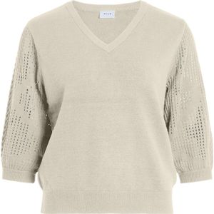 VILA - VICARLY 3/4 KNIT PULLOVER / LC - Dames - Gebreide truien