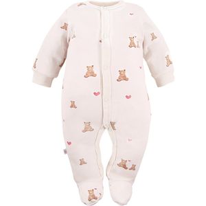 Eevi - Boxpakje/Slaappakje/Pyjama/Onesie - Beertjes - Maat 56 - 0 t/m 2 maanden