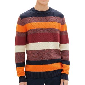 Tom Tailor Lange mouw Trui - 1038245 Rood (Maat: L)