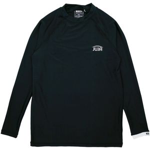 JUJA - UV-Zwemshirt met lange mouwen voor mannen - UPF50+ - Solid - Zwart - maat S (46)