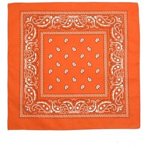 Jumada's Boerenzakdoek - Cowboy Zakdoek - Bandana - Dames - Heren - Oranje