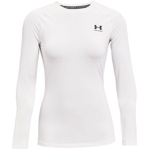 Under Armour - Ua Hg Authentics Comp Ls - Sportshirt - Wit - Langarm