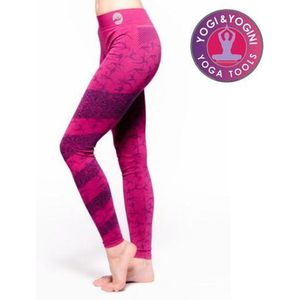 Yoga legging Ashtanga roze S-Msportlegging - L