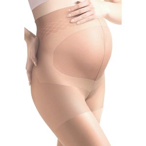 Zwangerschapspanty - Premium - Melissa - Lichte Beige - 40DEN - Maat: S