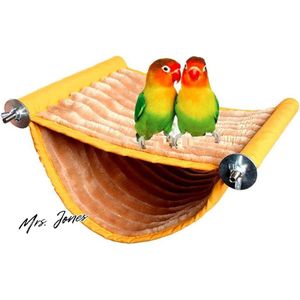 Mrs. Jones Stuk Vogel Hangmat - Papegaai Stapelbed - Warm Vogelnest - Vogelkooi Tent voor Grijze Cacadu En Klein Huisdier Spelen Slapen .