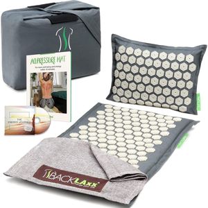 Acupressuur Mat en Kussen Set voor Ontspanning en Pijnverlichting