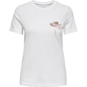 Only - ONLKITA LIFE REG S/S TEXANA TOP CS - Tops