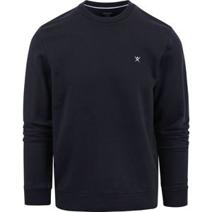 Hackett - Sweater Navy - Heren - Maat L - Regular-fit
