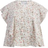 usha blouse met korte mouwen