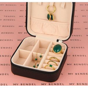Sieraden doosje zwart - My Bendel sieraden doos met rits - Met luxe cadeauverpakking