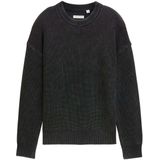 Tom Tailor - Gebreide Trui - Heavy Black - Washed-look