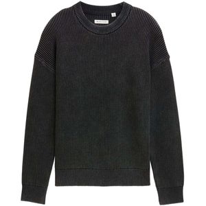 Tom Tailor - Gebreide Trui - Heavy Black - Washed-look