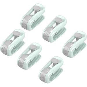 YONO Dekbedclips met Opbergbox – Klemmen – Knijpers – Dekbed Clips 6 Stuks – Lichtgroen