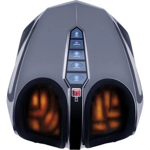Luxe Voetmassage Apparaat – Bloedsomloop – Shiatsu – Neurotherapie - Massagekussen – Infrarood Verwarming – Extra Comfort – Grijs