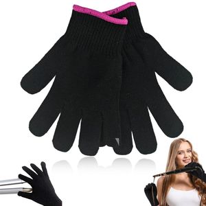 1 Piece Heat Resistant Hair Styling Gloves - Haar Styling - Haar Tools - Zwarte Handschoenen