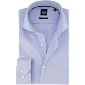 Zakelijk slim fit overhemd BOSS One lichtblauw
