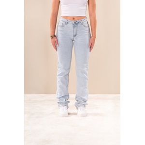 DJUUK JEANS LIGHT BLUE - Dames Jeans - Straight Leg - Extra Tall Jeans - Mid Waist - Maat 38