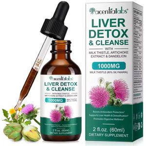 Liver Detox & Cleanse | Mariadistel | Paardebloem | Zink | Kurkuma