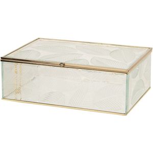 Sieradendoos 25x17x8 cm Glas Rechthoek Juwelendoos Sieradenbox Sieradenkist