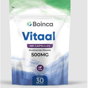 Boinca NR - Nicotinamide Riboside - *Vitaal* NAD booster - Uthever - 500mg - maanddosering - vitaal ouder - healthy aging