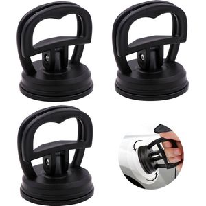 Mini Auto Deuk Remover - Zwart - 6CM - Deukentrekker - 3 Stuks