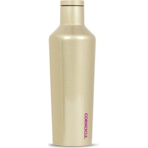 Corkcicle Thermos Drinkfles SPARKLE UNICORN GLAMPAGNE 9oz.  270ml Canteen Rvs Goud/Glitters - Unicorn Series - Roestvrijstaal RVS