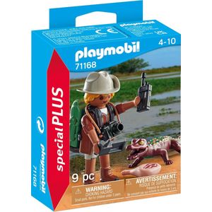 PLAYMOBIL Special plus Onderzoeker met jonge kaaiman - 71168