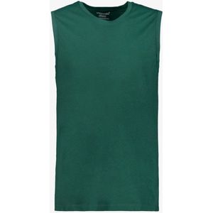 Unsigned basic heren singlet groen - Maat S
