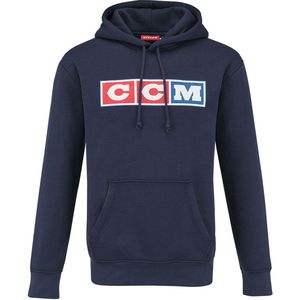 CCM - Heritage 3 Block Pullover Hoodie - Volwassenen - Navy - L