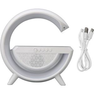 Draadloze Oplader Nachtlampje 2023 Nieuwe Bluetooth-luidspreker- Snel Opladen - Thuiskantoorstudie - Bed Draadloze Oplaadlamp - Sfeerlamp