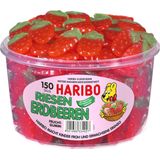Haribo Aardbeien snoep - 150 stuks - 1350g