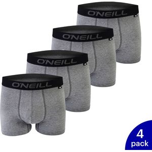 4-Pack O'Neill Premium Heren Boxershorts 900002-6868 - Antraciet - Maat S