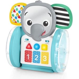 BABY EINSTEIN Speelgoed op wielen Kleine olifant - Muziek en licht - Interactief en meertalig - Ontwikkeling van motorische vaardigheden