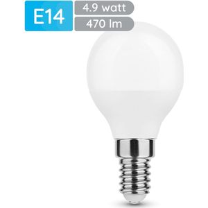 Modee E14 LED Lamp 4.9W - 470lm - 2700K - Warm Wit - LED Globe Mini P45 - Vervangt 40W Halogeen Gloeilamp