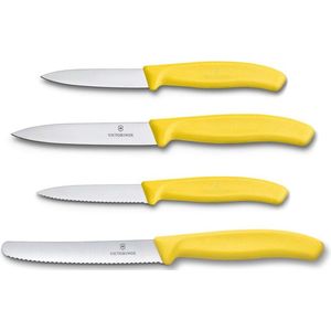 Victorinox Swiss Classic Keukenset - 4-delig - Geel - RVS